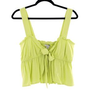 American Eagle Tank Top Womens M Green Beach Resort Cruise Summer NWOT